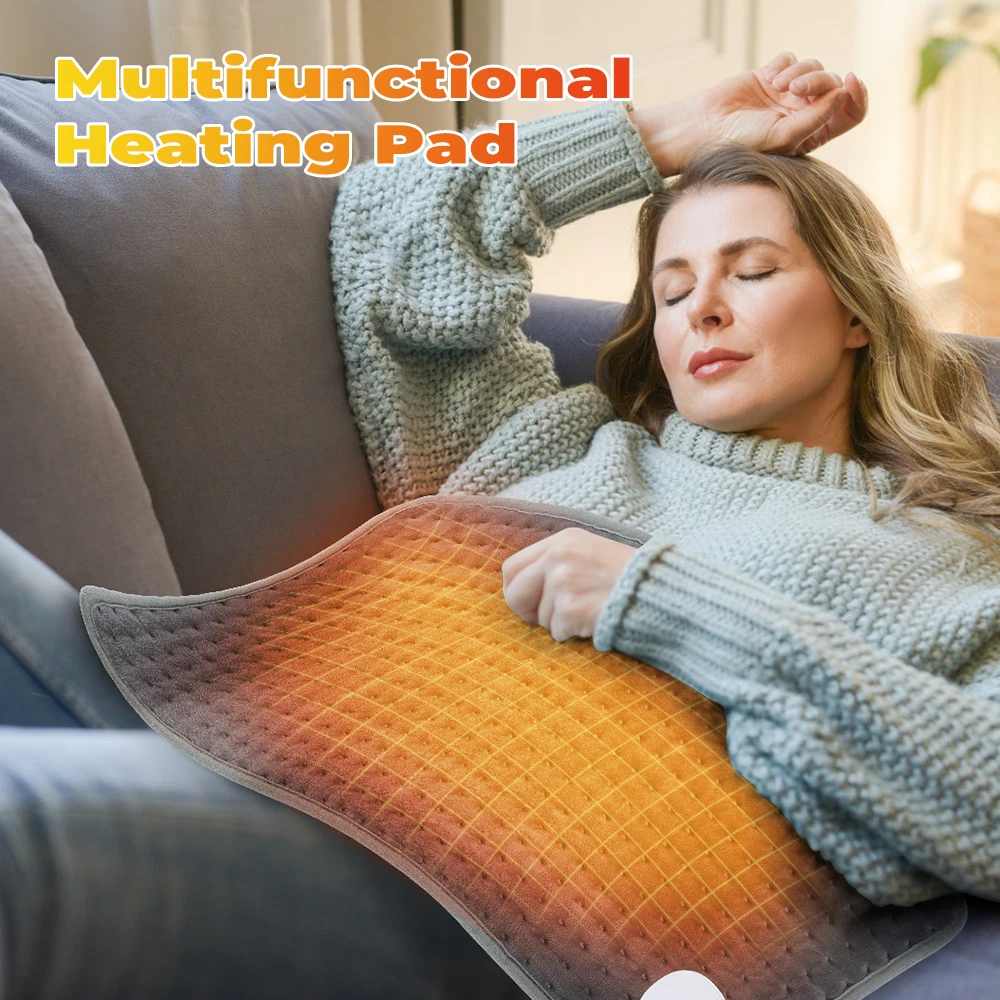 9-Level Electric Heating Pad with Timer – Cosy Warmth for Shoulder, Neck, Back, and Legs