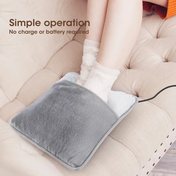 USB Heated Foot Warmer – Soft, Cozy & Perfect for Ultimate Winter Comfort - Image 5