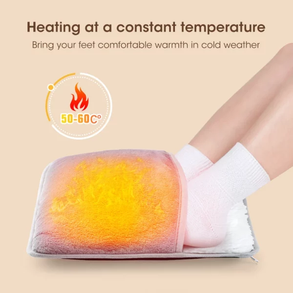 USB Heated Foot Warmer – Soft, Cozy & Perfect for Ultimate Winter Comfort - Image 4